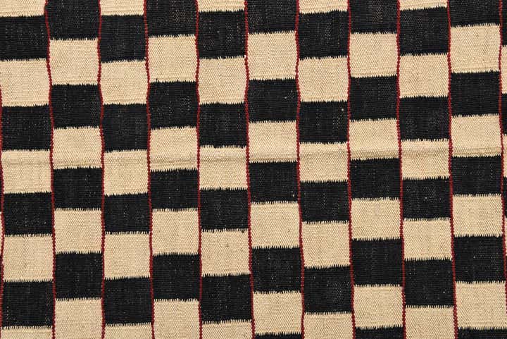 5' x 6' 3 Hand Woven Kilim Modern Wool Rug