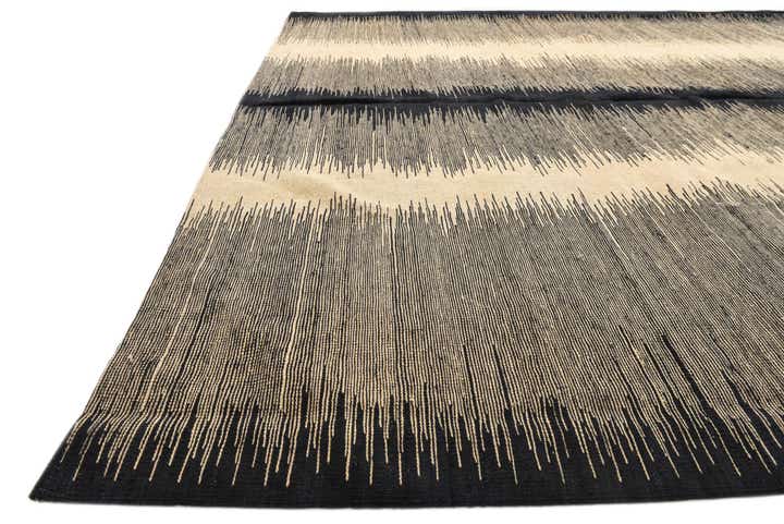 8' 2 x 9' 7 Hand Woven Kilim Modern Wool Rug