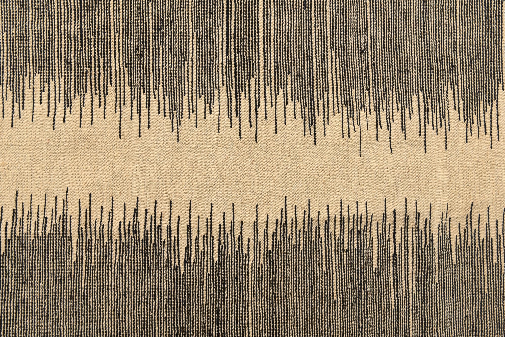 8' 2 x 9' 7 Hand Woven Kilim Modern Wool Rug