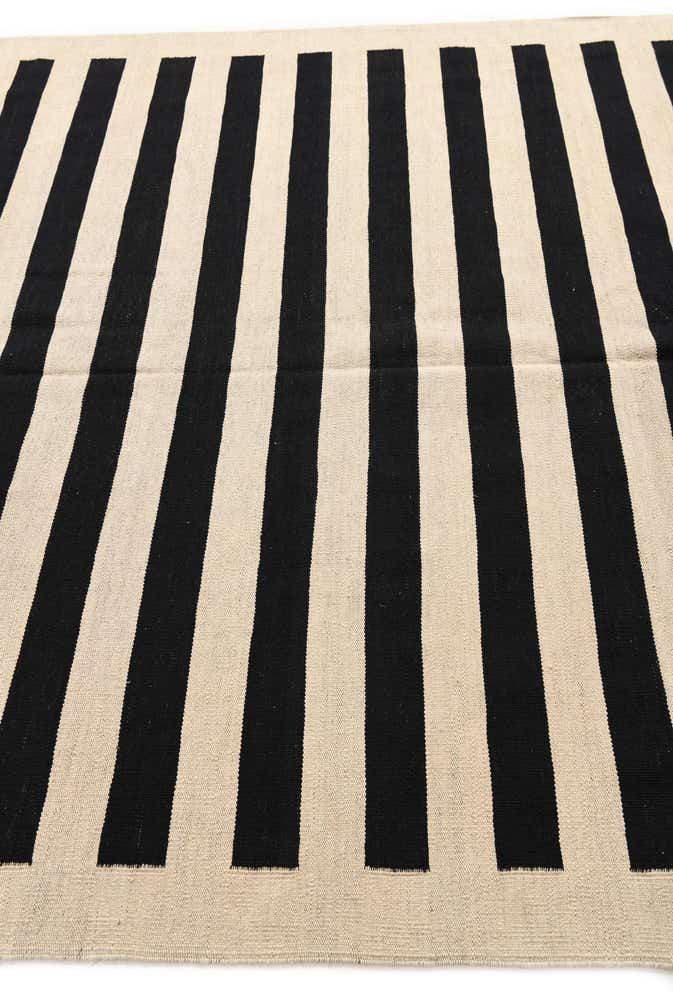 6' 7 x 9' 9 Hand Woven Kilim Modern Wool Rug