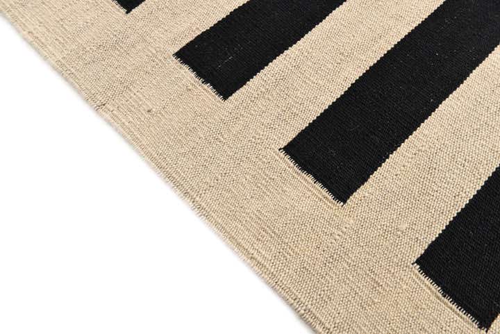 6' 7 x 9' 9 Hand Woven Kilim Modern Wool Rug