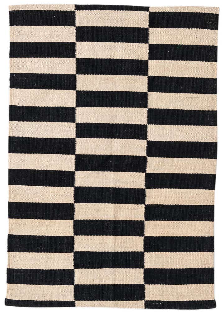 2' 6 x 3' 10 Hand Woven Kilim Modern Wool Rug