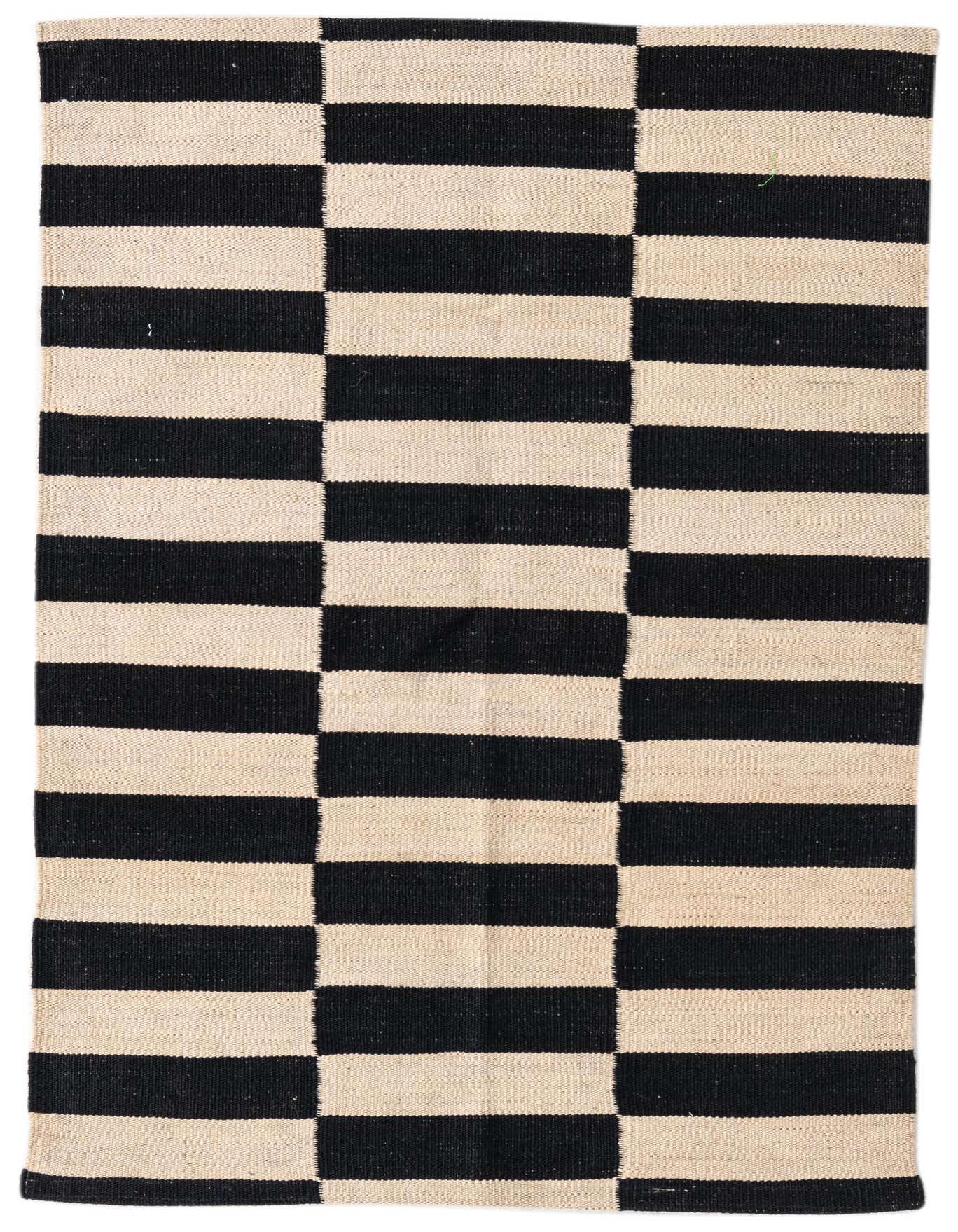 2' 6 x 3' 10 Hand Woven Kilim Modern Wool Rug