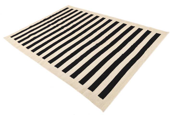 5' 7 x 7' 7 Hand Woven Kilim Modern Wool Rug