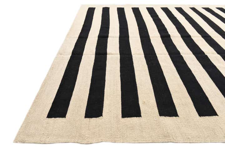 5' 7 x 7' 7 Hand Woven Kilim Modern Wool Rug