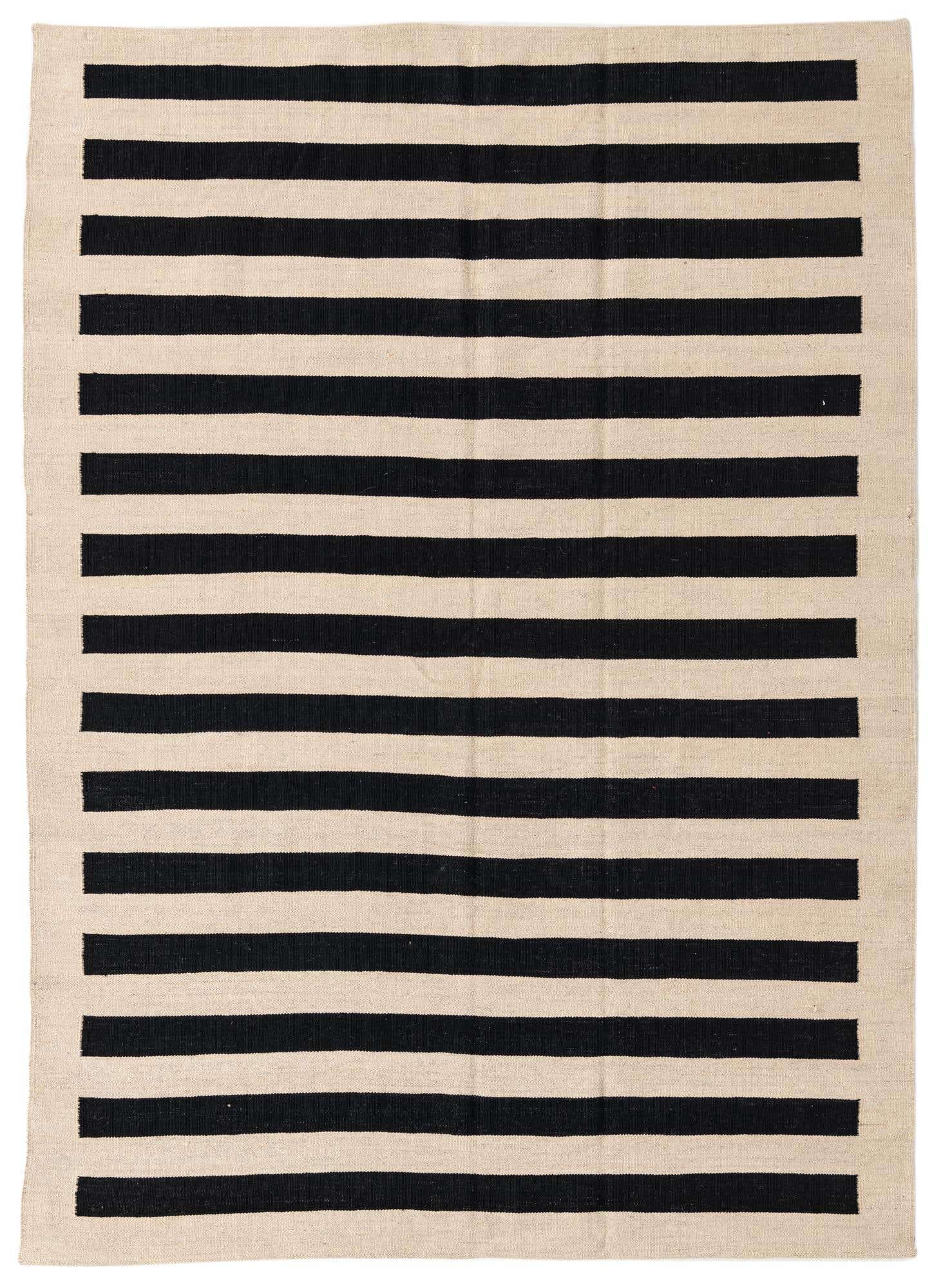 5' 7 x 7' 7 Hand Woven Kilim Modern Wool Rug