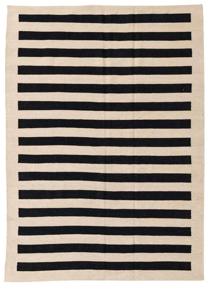 5' 7 x 7' 7 Hand Woven Kilim Modern Wool Rug