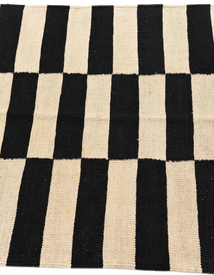 Detail image of 2' 8 x 3' 10  Hand Woven Kilim Modern Wool Rug
