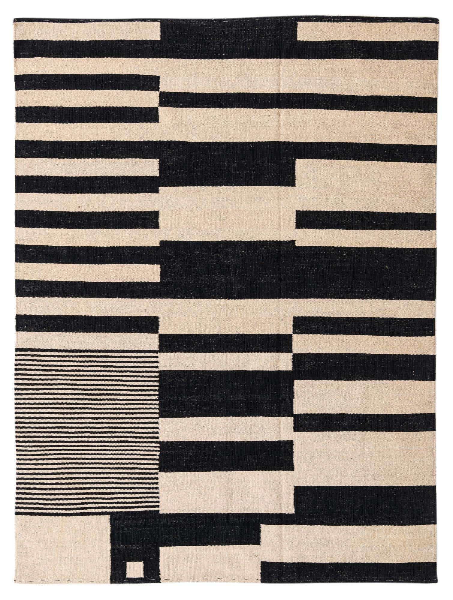 5' 8 x 7' 8 Hand Woven Kilim Modern Wool Rug