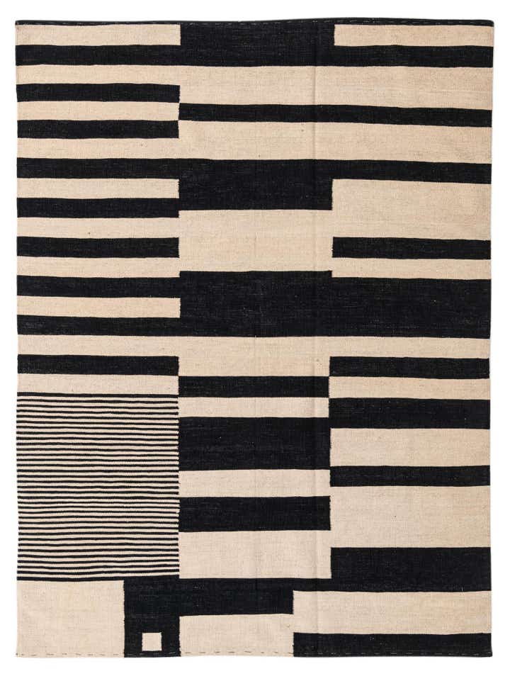 5' 8 x 7' 8 Hand Woven Kilim Modern Wool Rug