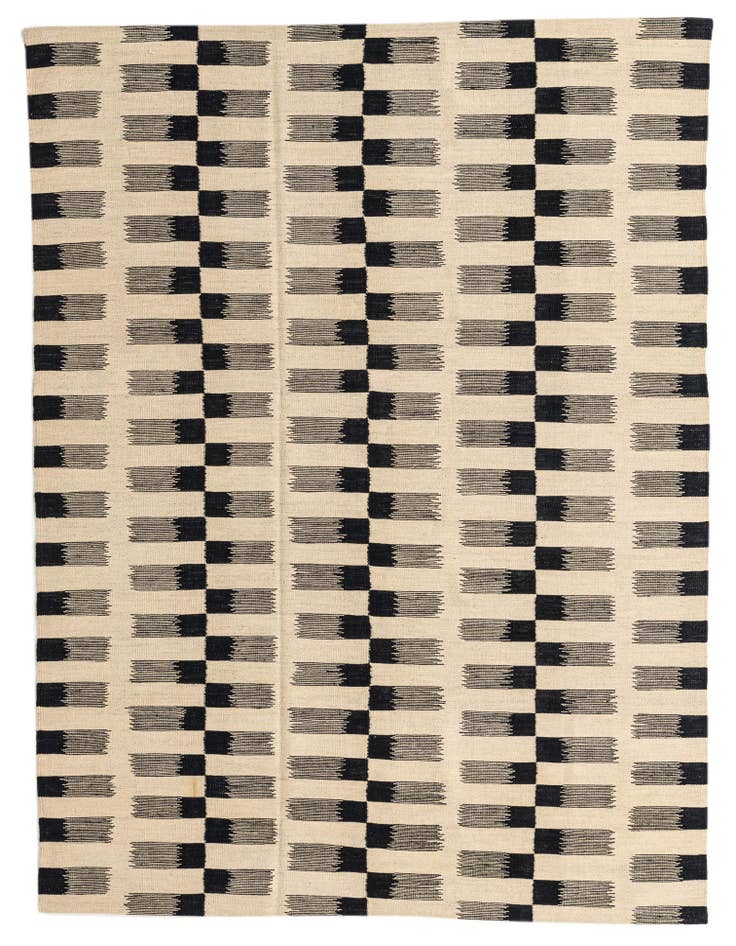 Detail image of 5' 7 x 7' 9 Hand Woven Kilim Modern Wool Rug