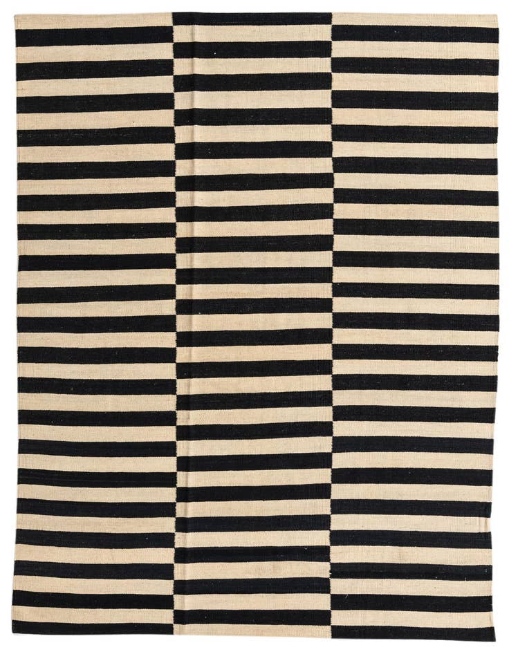 Detail image of 5' 8 x 7' 10 Hand Woven Kilim Modern Wool Rug