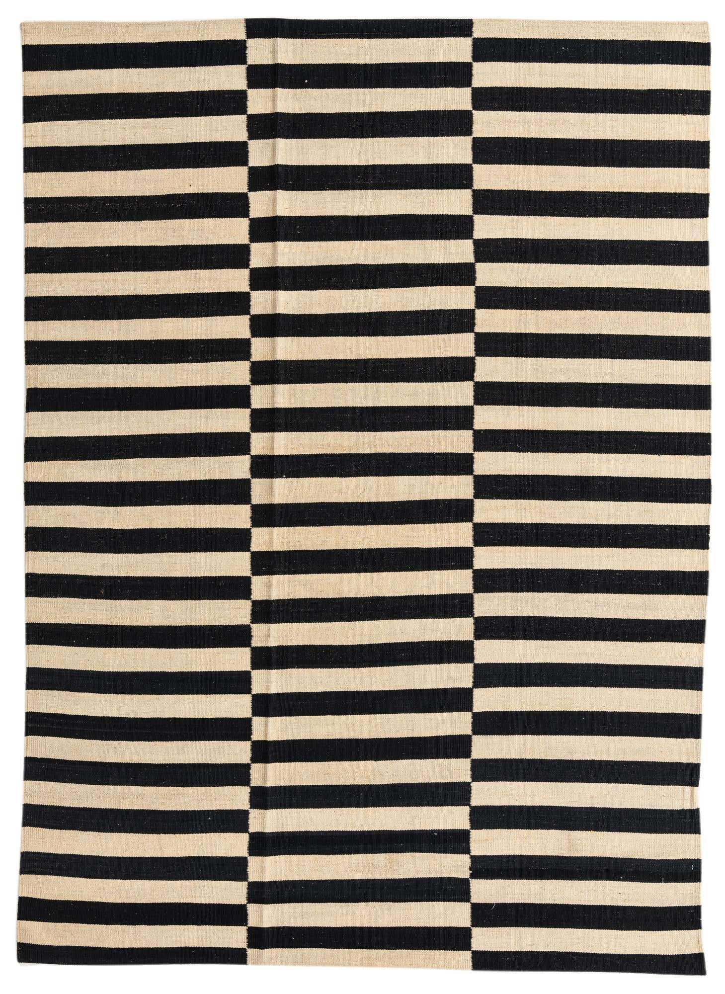 5' 8 x 7' 10 Hand Woven Kilim Modern Wool Rug