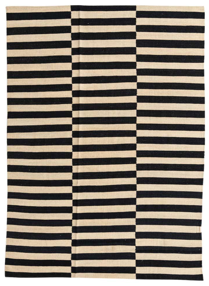 5' 8 x 7' 10 Hand Woven Kilim Modern Wool Rug