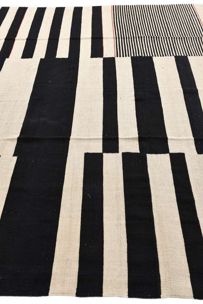 8' 3 x 9' 5 Hand Woven Kilim Modern Wool Rug