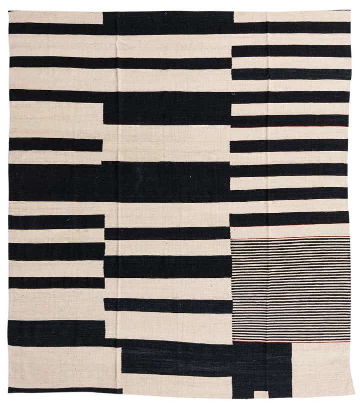 8' 3 x 9' 5 Hand Woven Kilim Modern Wool Rug