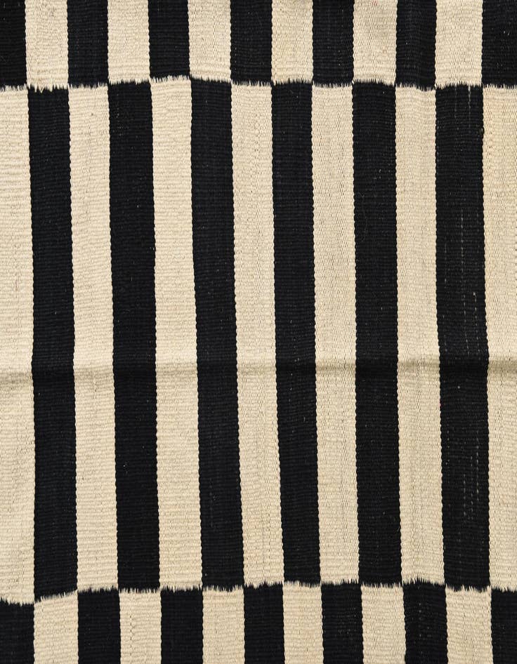 Detail image of 4' 1 x 6'  Hand Woven Kilim Modern Wool Rug