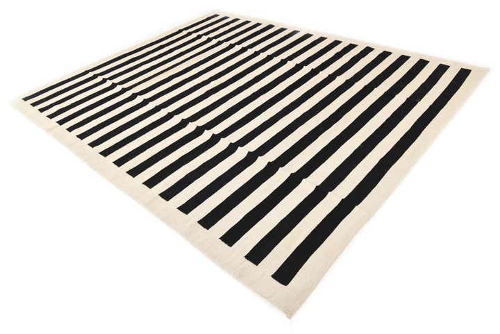 8' 3 x 9' 9 Hand Woven Kilim Modern Wool Rug