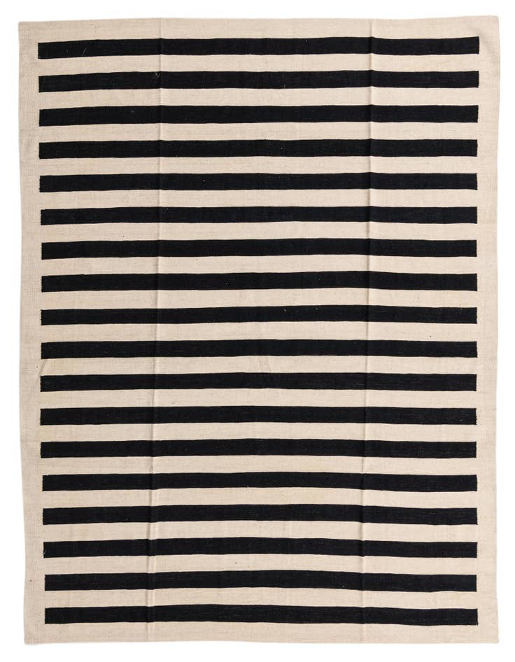 Detail image of 8' 3 x 9' 9 Hand Woven Kilim Modern Wool Rug