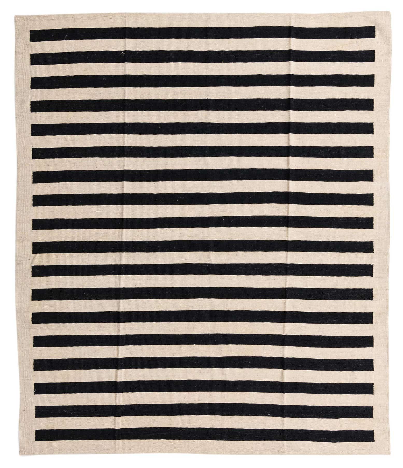 8' 3 x 9' 9 Hand Woven Kilim Modern Wool Rug