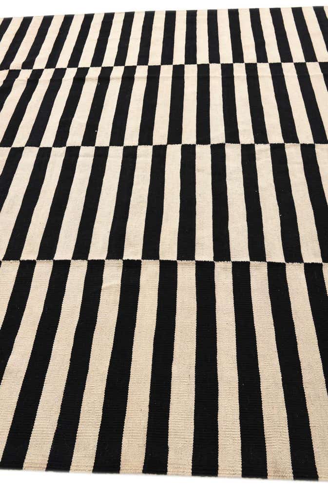 8' x 11' Hand Woven Kilim Modern Wool Rug