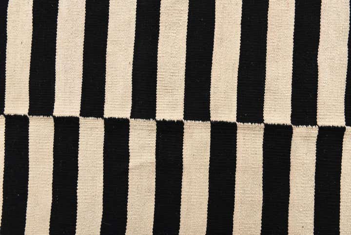 8' x 11' Hand Woven Kilim Modern Wool Rug