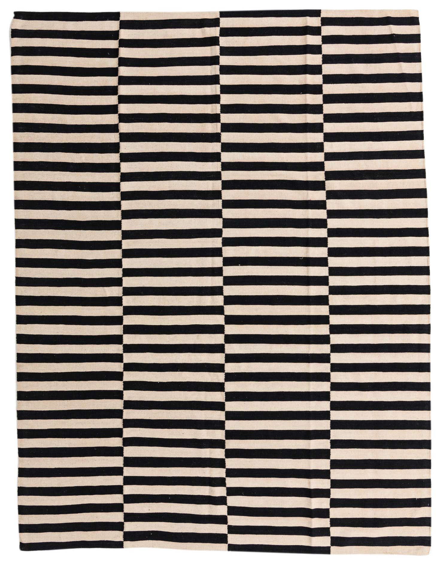8' x 11' Hand Woven Kilim Modern Wool Rug