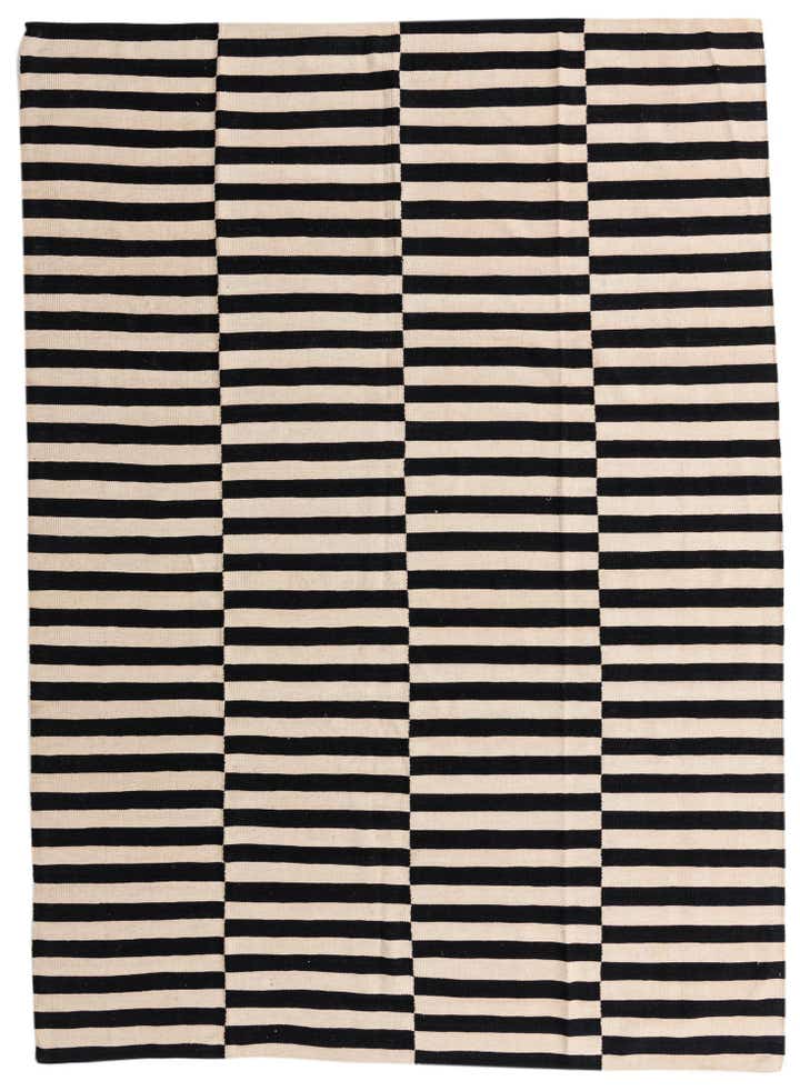 8' x 11' Hand Woven Kilim Modern Wool Rug