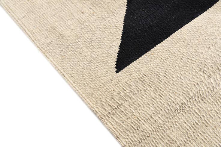 Detail image of 7' x 9' 6 Hand Woven Kilim Modern Wool Rug