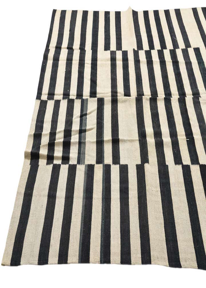 6' 10 x 9' 8 Hand Woven Kilim Modern Wool Rug