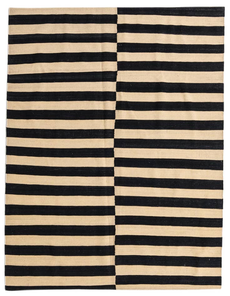 Detail image of 5' 4 x 6' Hand Woven Kilim Modern Wool Rug