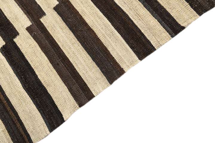 4' 3 x 5' 8 Hand Woven Kilim Modern Wool Rug