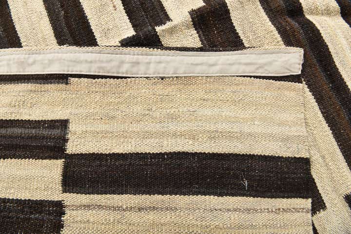 4' 3 x 5' 8 Hand Woven Kilim Modern Wool Rug
