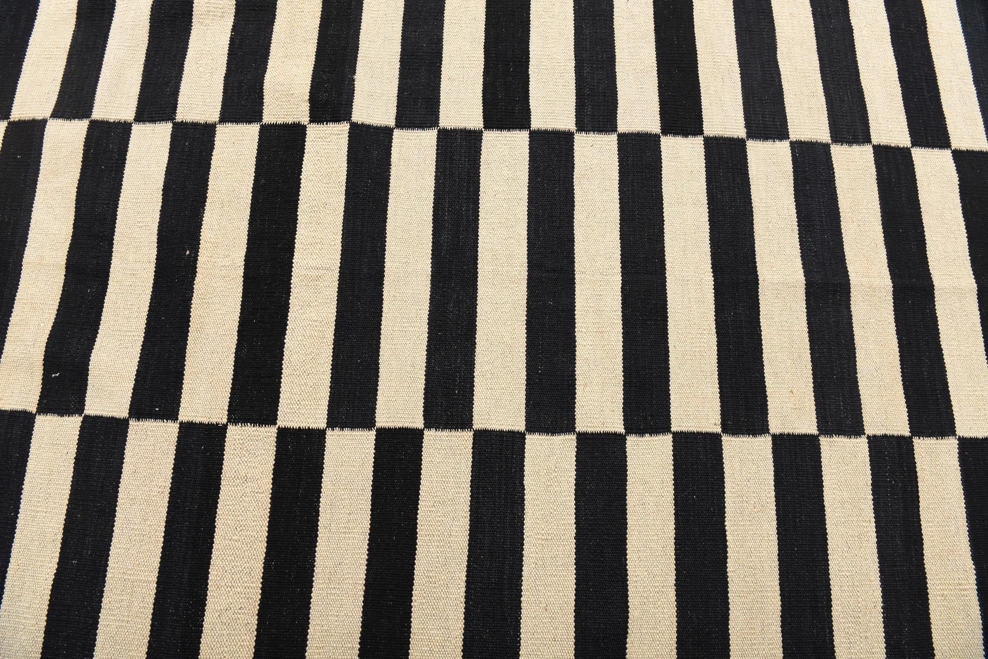 4' 2 x 5' 10 Hand Woven Kilim Modern Wool Rug