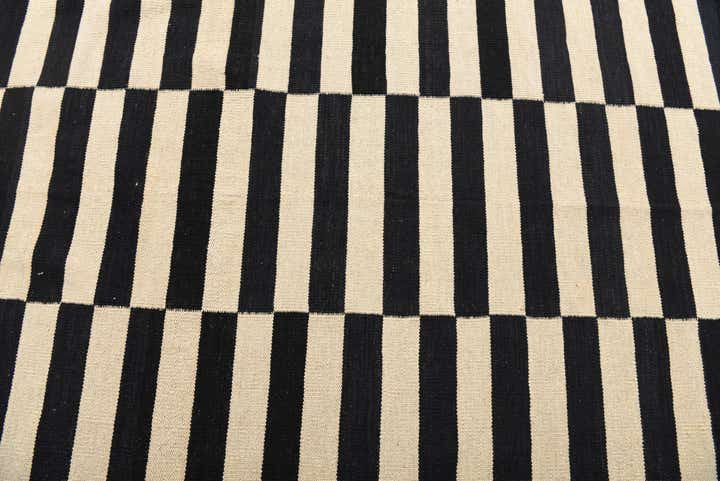 4' 2 x 5' 10 Hand Woven Kilim Modern Wool Rug