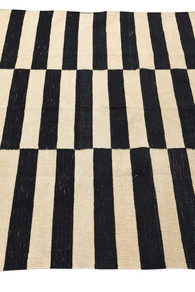 4' 2 x 5' 10 Hand Woven Kilim Modern Wool Rug