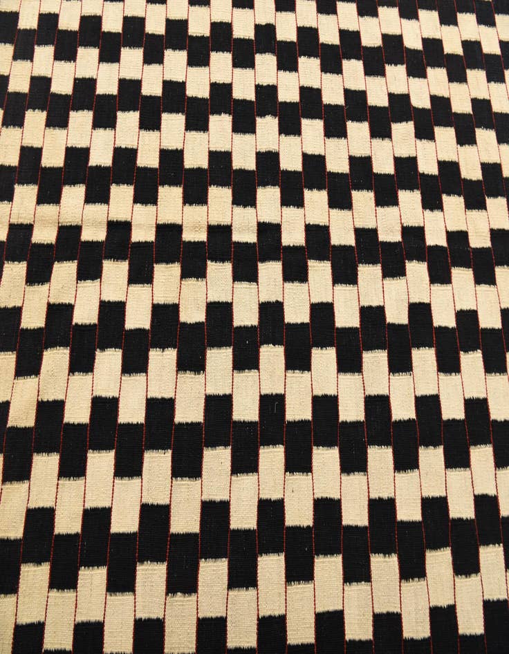 Detail image of 5' 2 x 6' 3  Hand Woven Kilim Modern Wool Rug