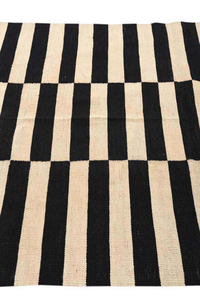 4' 1 x 5' 11 Hand Woven Kilim Modern Wool Rug