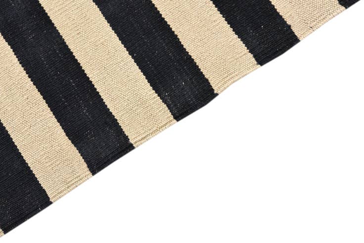 Detail image of 3' 4 x 4' 11 Hand Woven Kilim Modern Wool Rug