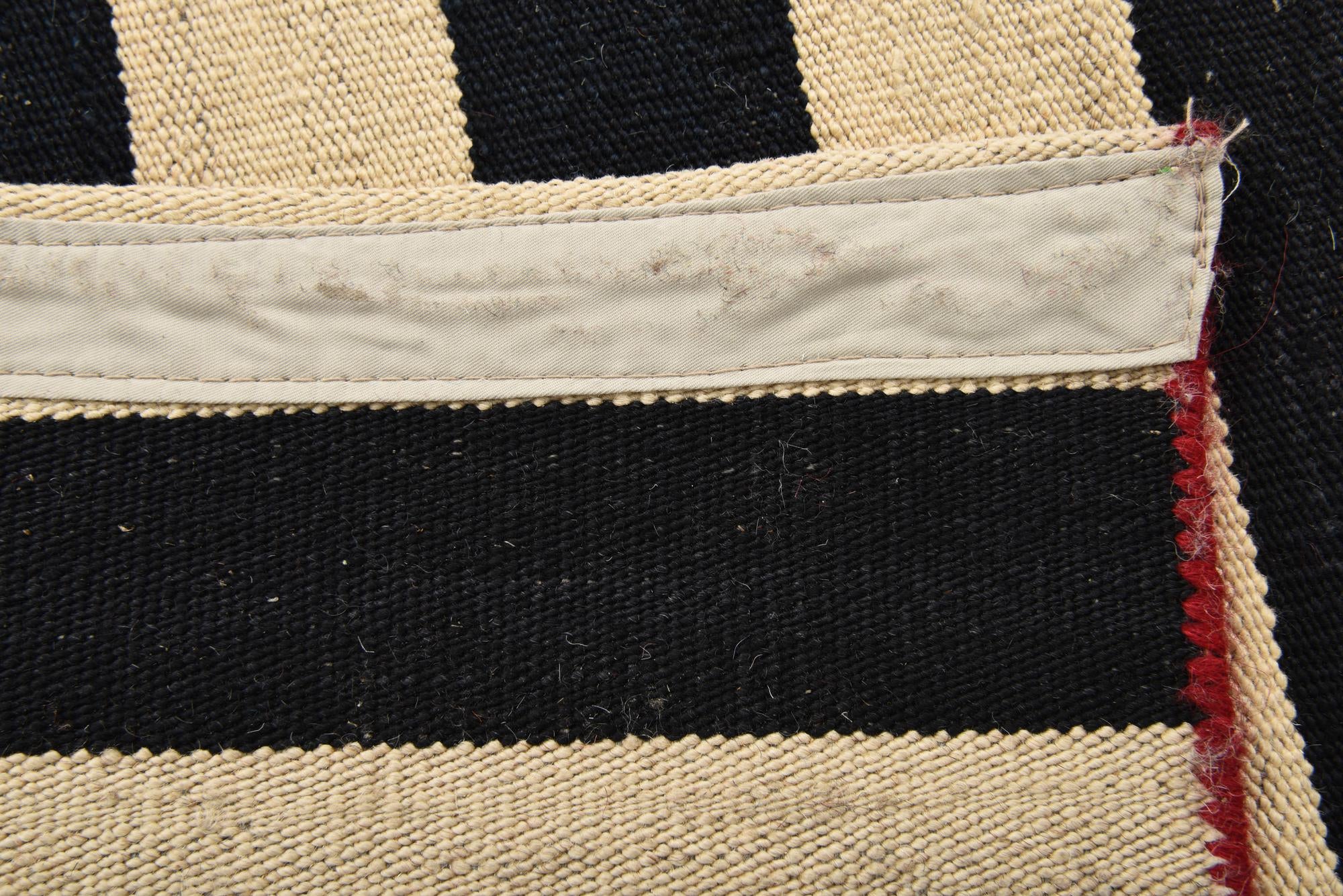 5' 2 x 6' 6 Hand Woven Kilim Modern Wool Rug