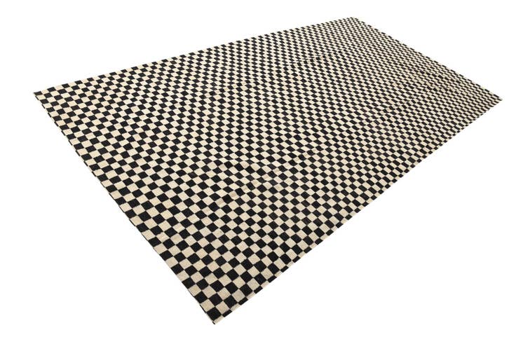 Detail image of 8' 6 x 16' Hand Woven Kilim Modern Wool Rug