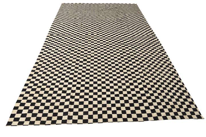 8' 6 x 16' Hand Woven Kilim Modern Wool Rug