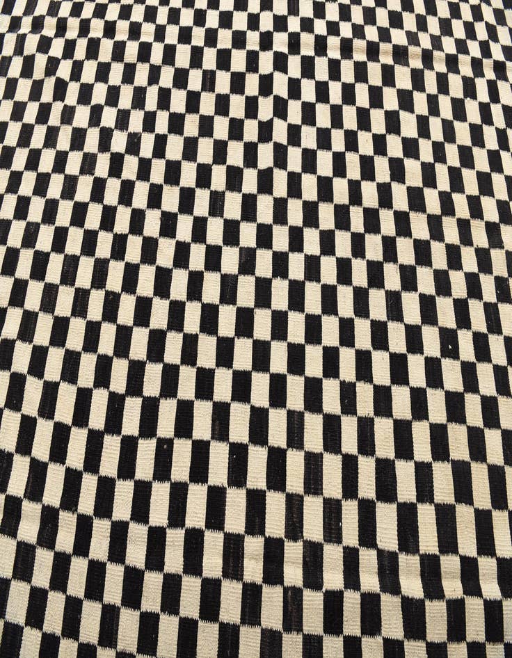 Detail image of 8' 6 x 16'  Hand Woven Kilim Modern Wool Rug