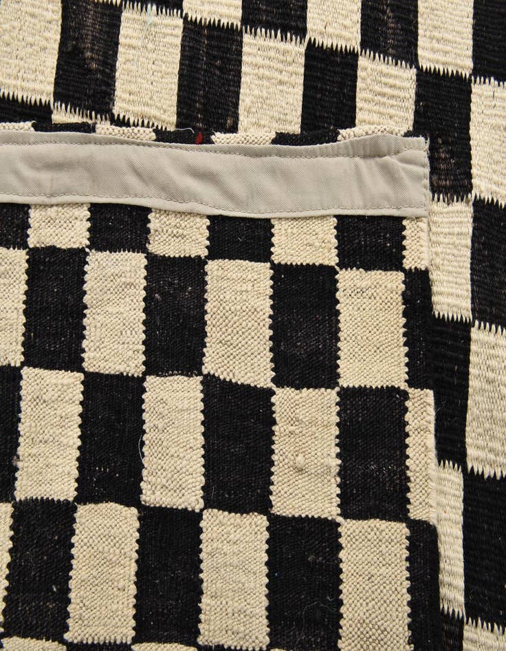 Detail image of 8' 6 x 16'  Hand Woven Kilim Modern Wool Rug