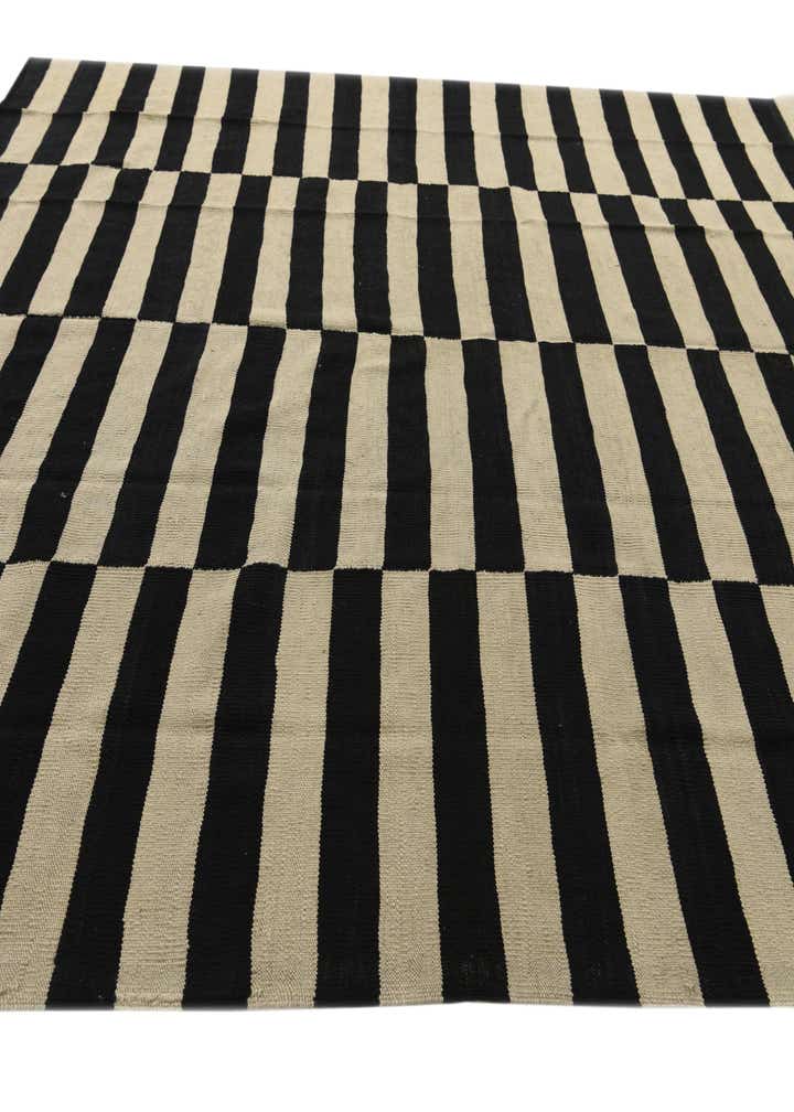 8' 1 x 9' 8 Hand Woven Kilim Modern Wool Rug