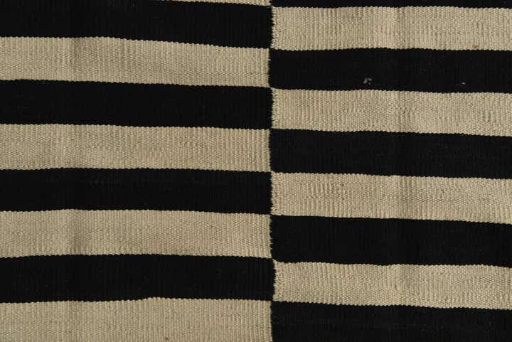 8' 1 x 9' 8 Hand Woven Kilim Modern Wool Rug