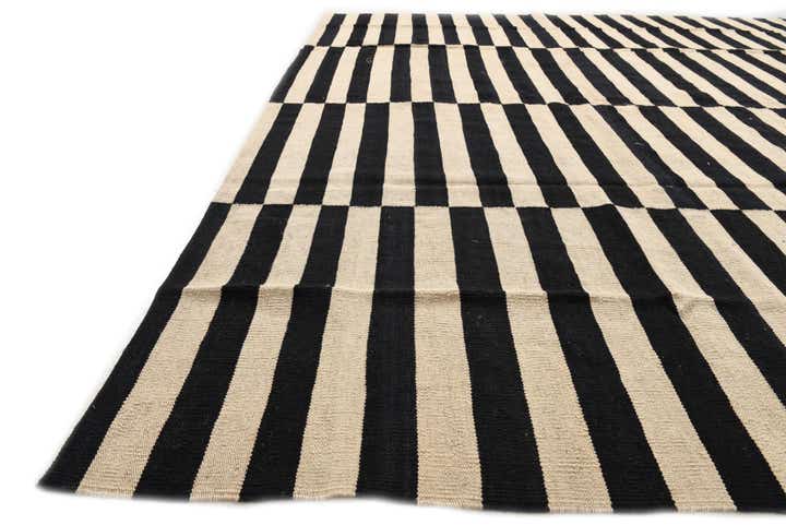8' 5 x 9' 7 Hand Woven Kilim Modern Wool Rug