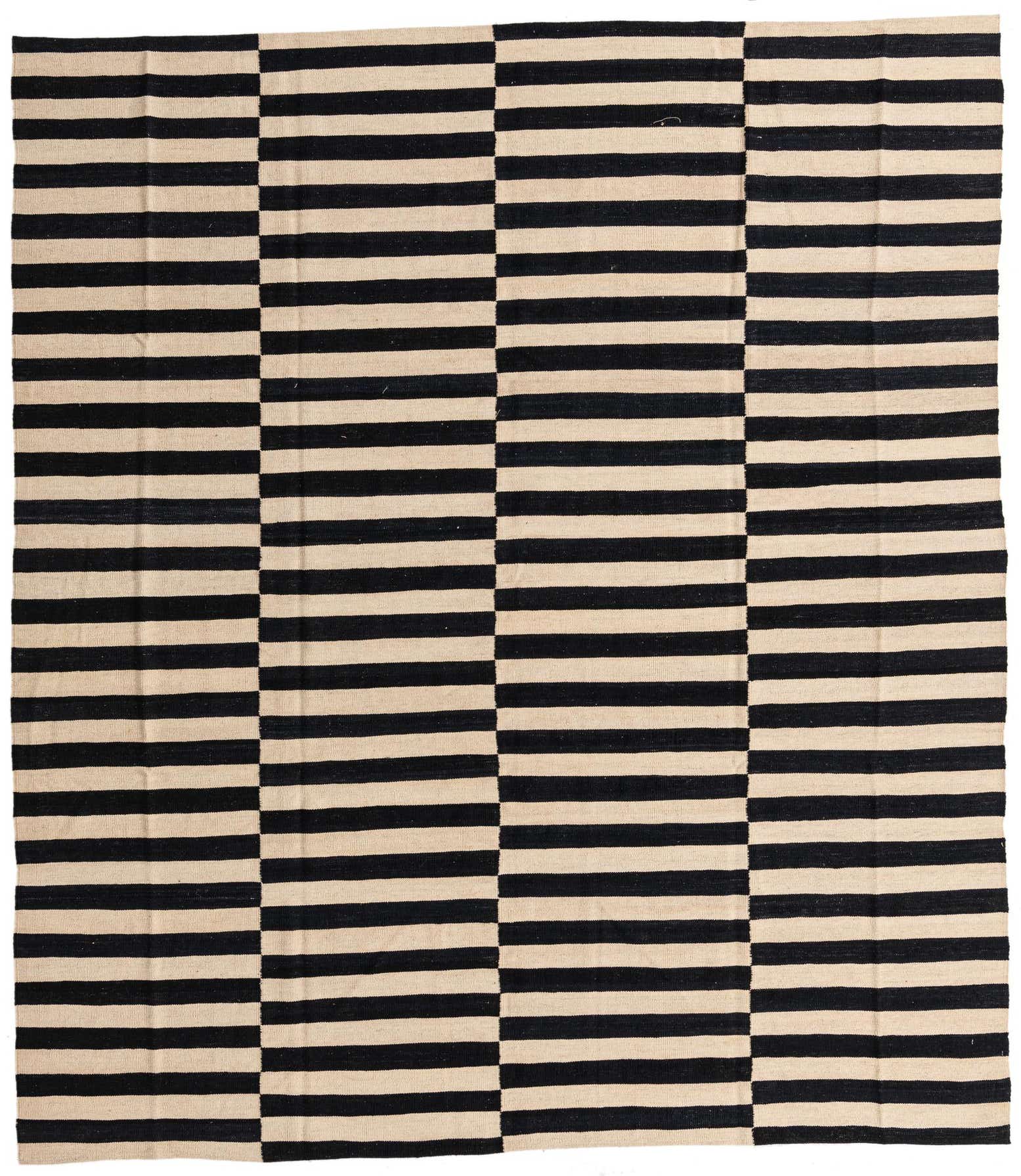 8' 5 x 9' 7 Hand Woven Kilim Modern Wool Rug