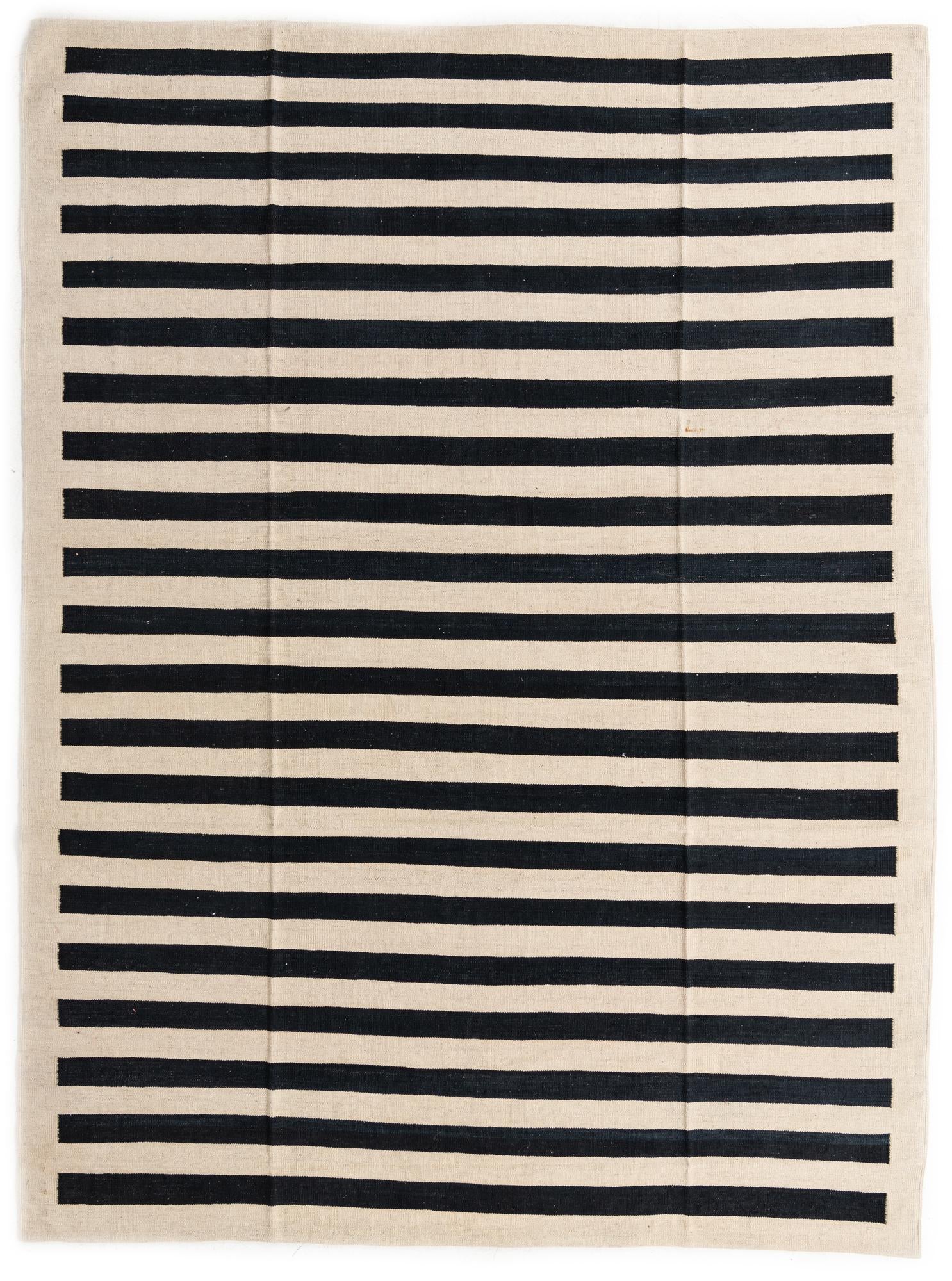 8' 3 x 11' Hand Woven Kilim Modern Wool Rug