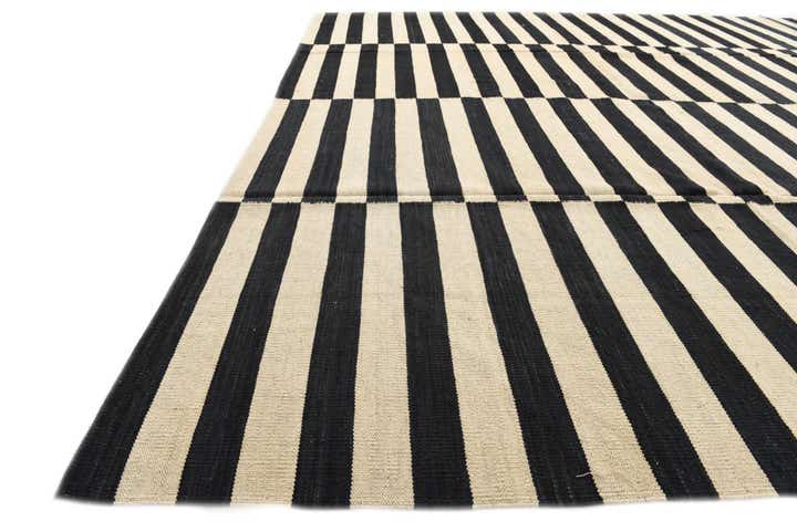 8' 7 x 11' 3 Hand Woven Kilim Modern Wool Rug